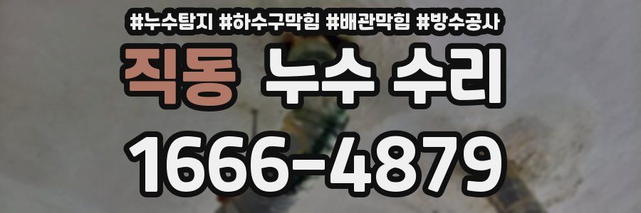 직동 누수 수리
