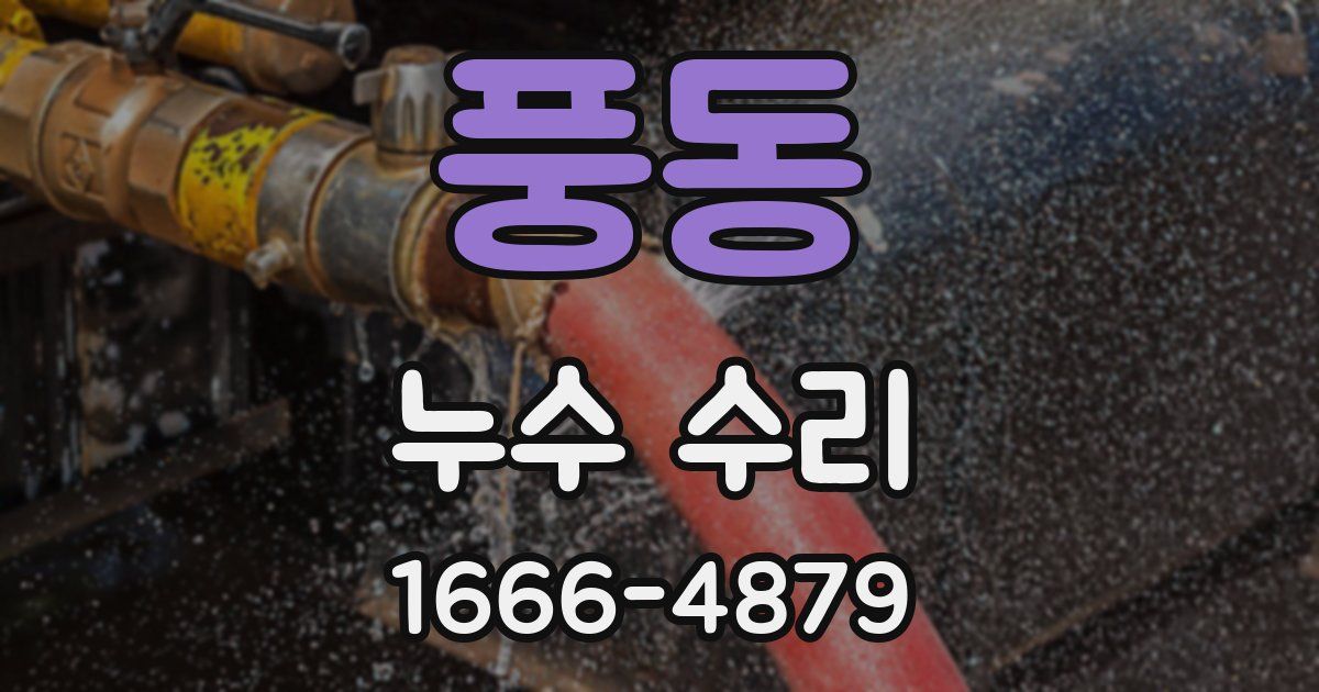 풍동 누수 수리