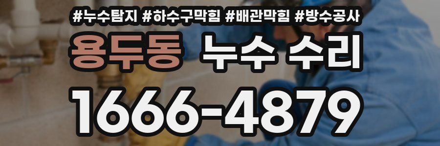 용두동 누수 수리