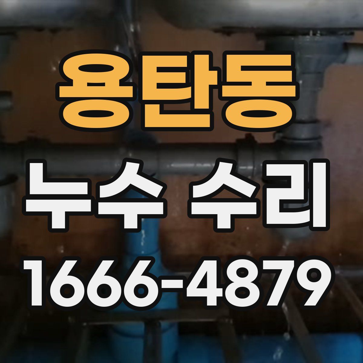 용탄동 누수 수리