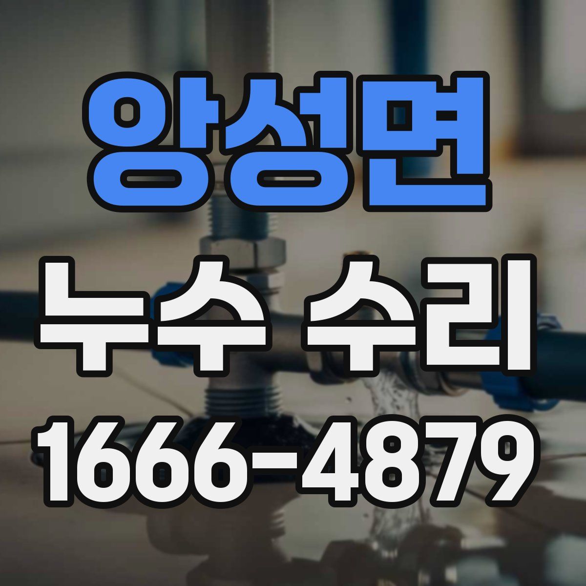 앙성면 누수 수리