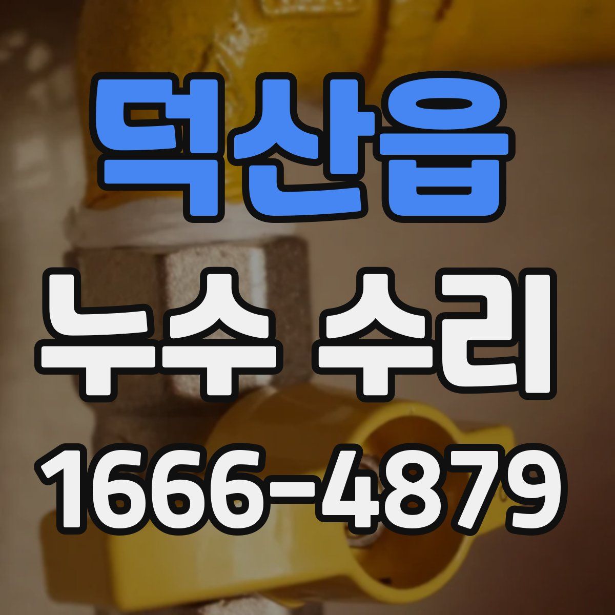 덕산읍 누수 수리