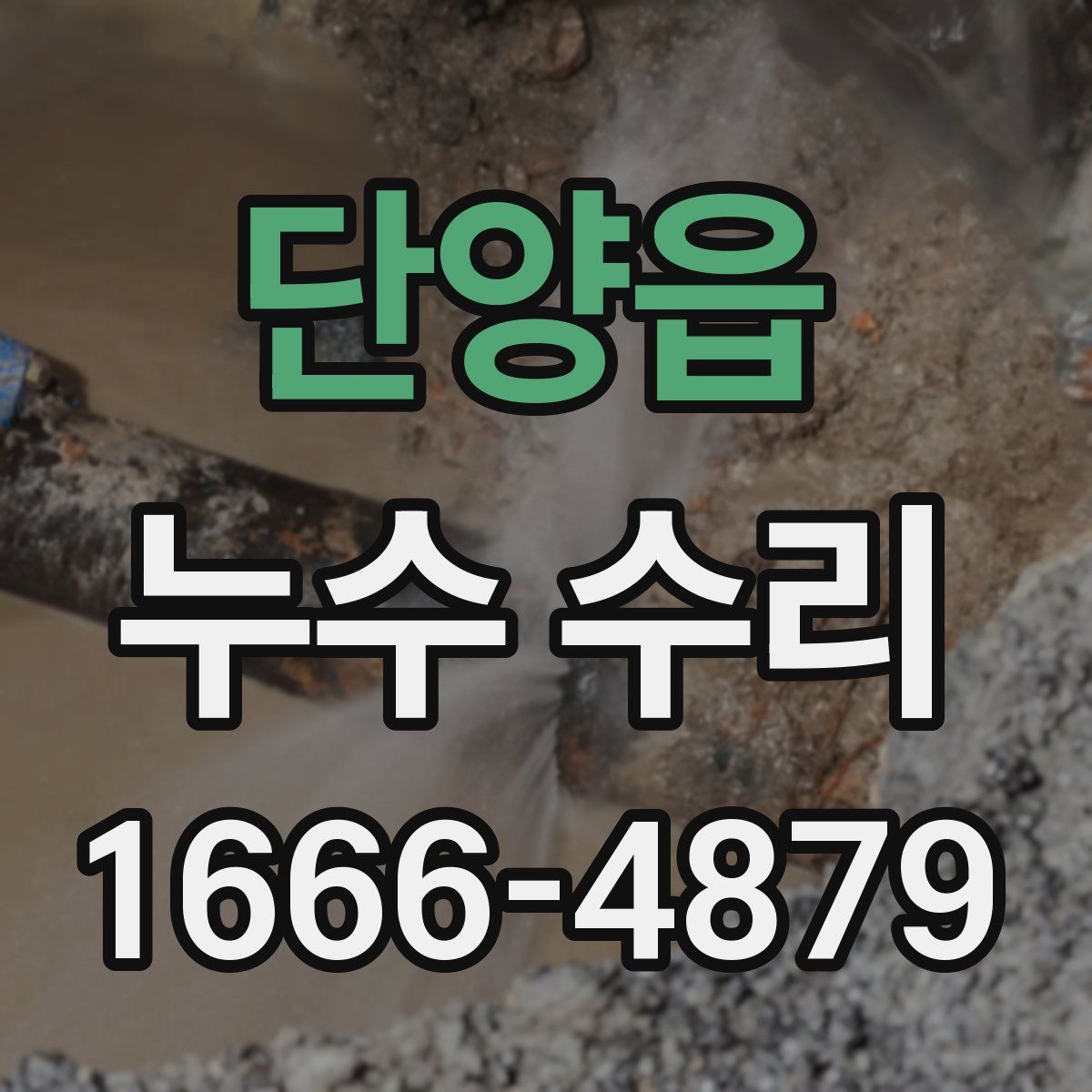 단양읍 누수 수리