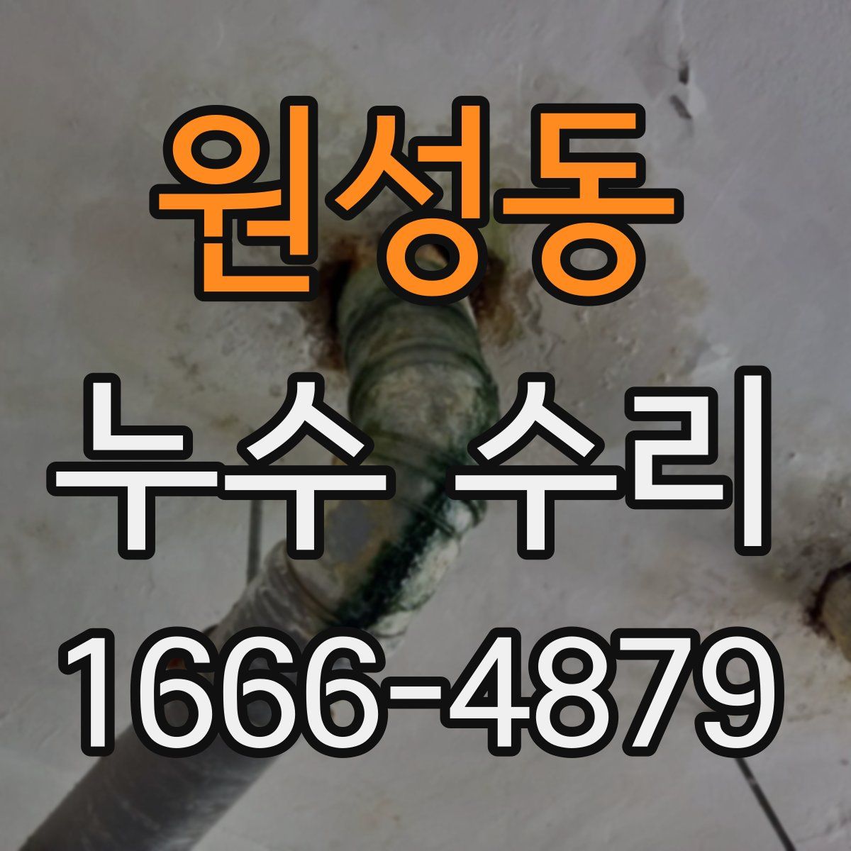 원성동 누수 수리
