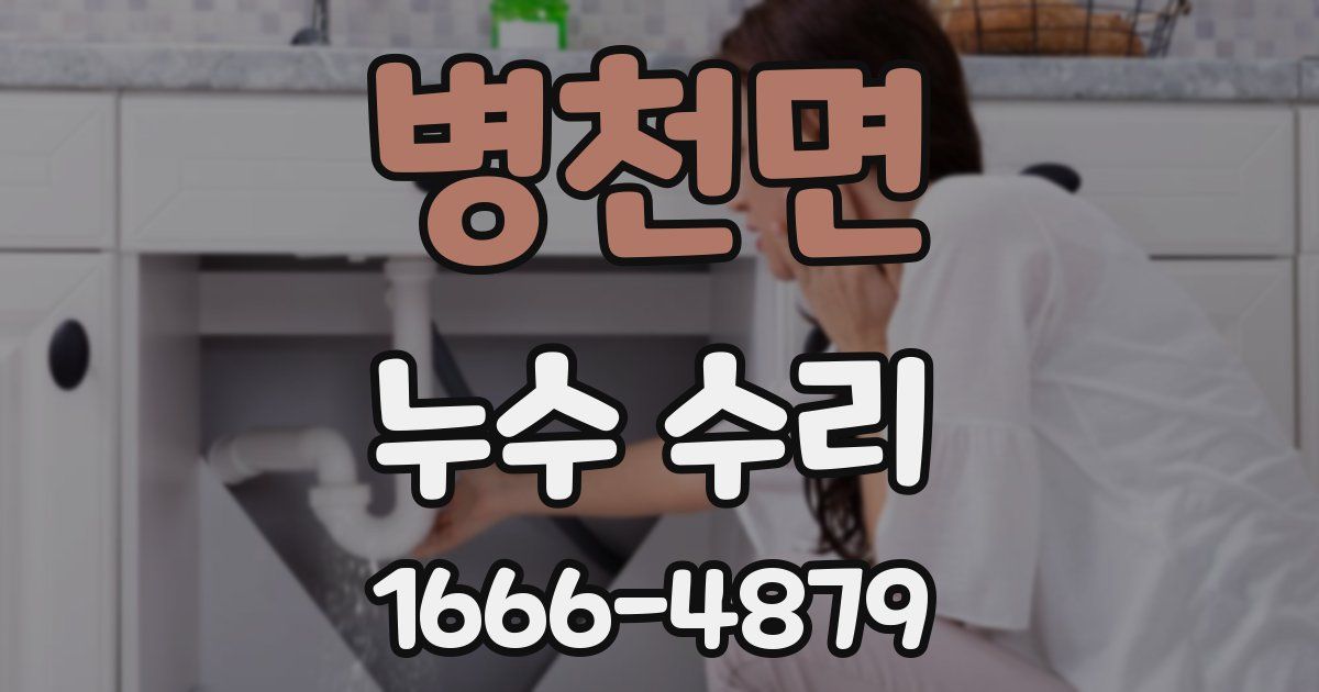 병천면 누수 수리