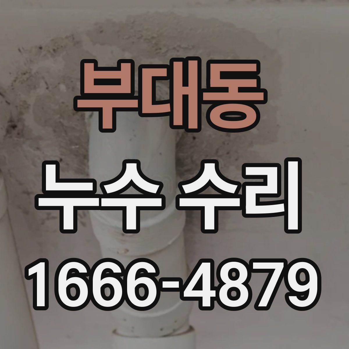 부대동 누수 수리