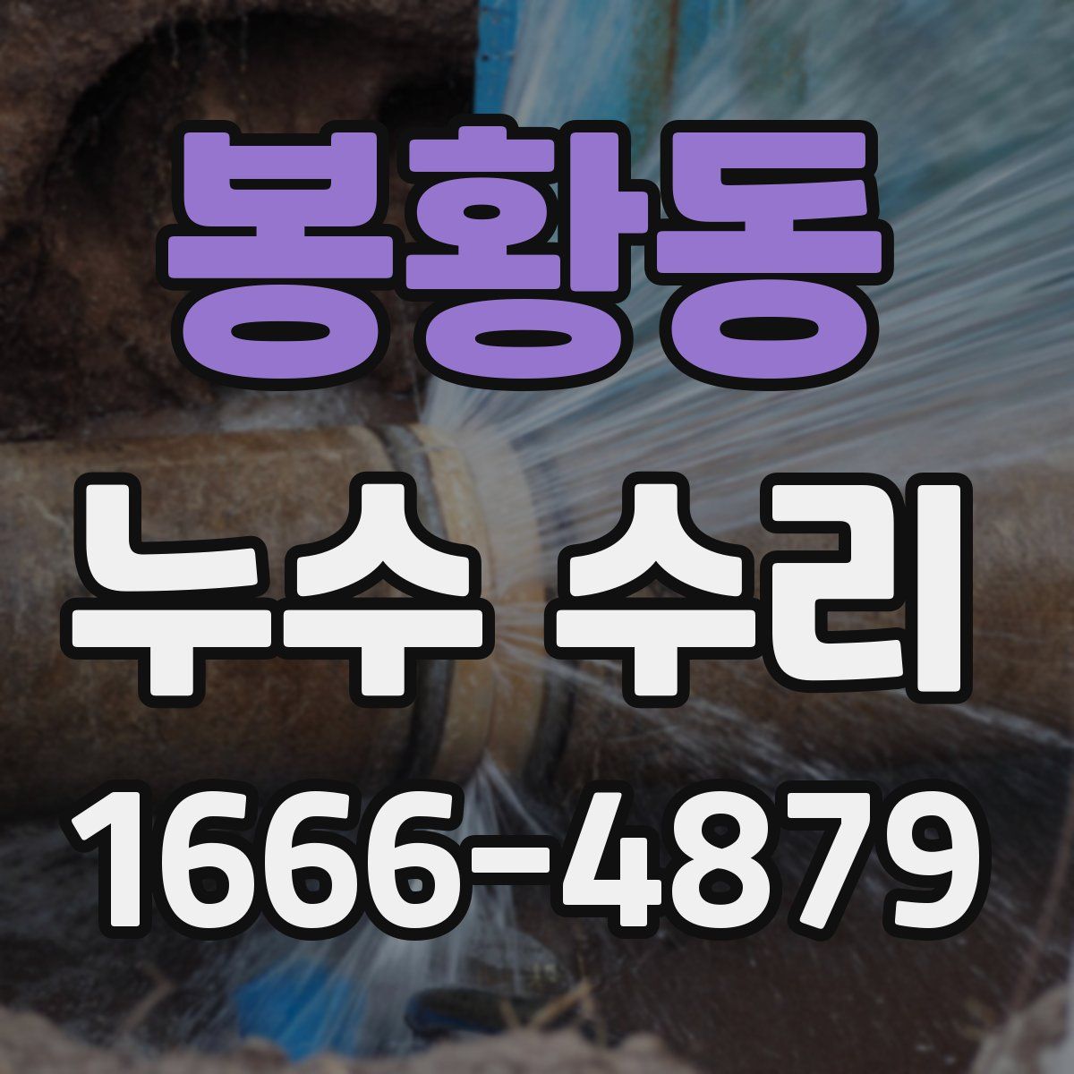 봉황동 누수 수리