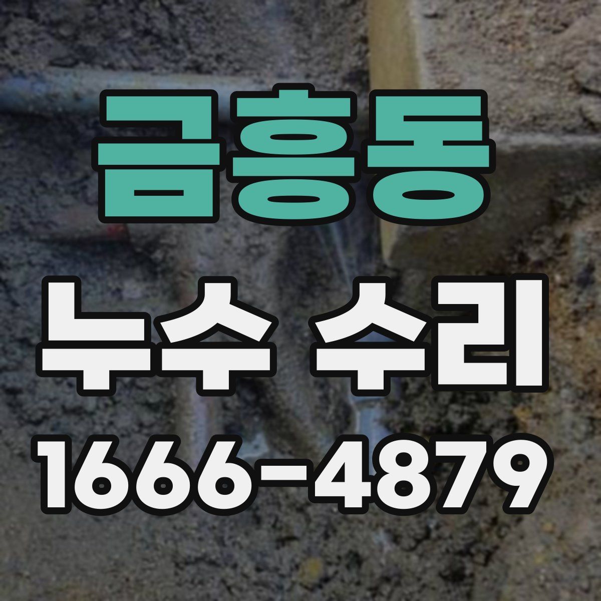 금흥동 누수 수리