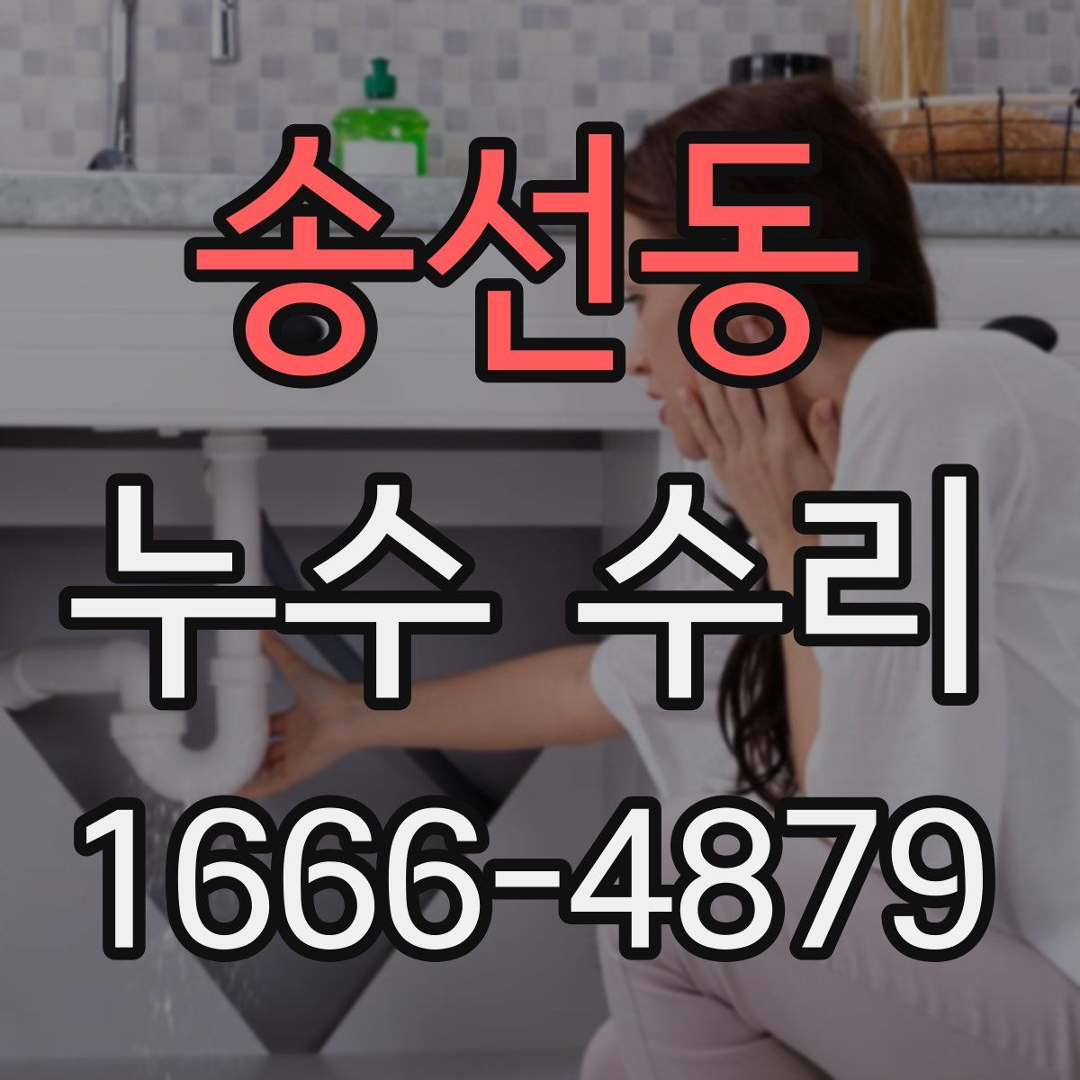 송선동 누수 수리