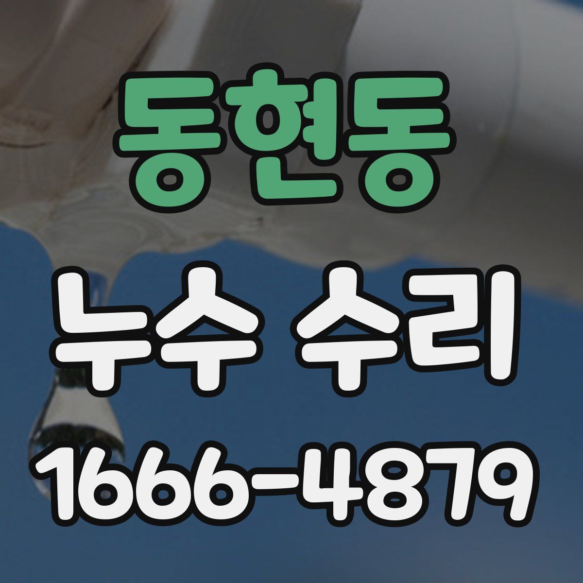 동현동 누수 수리