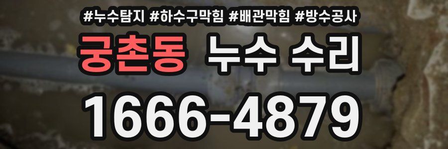 궁촌동 누수 수리