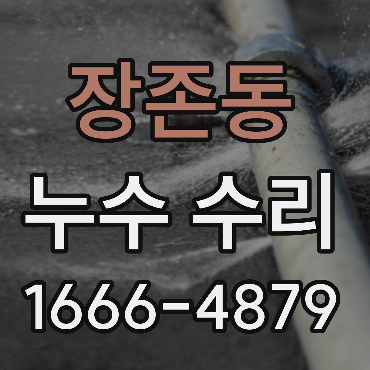 장존동 누수 수리