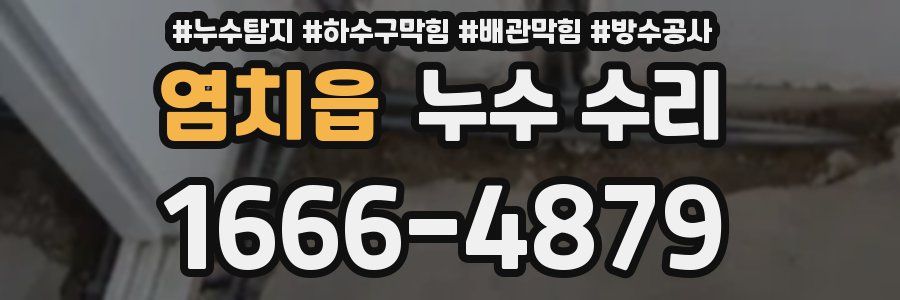염치읍 누수 수리