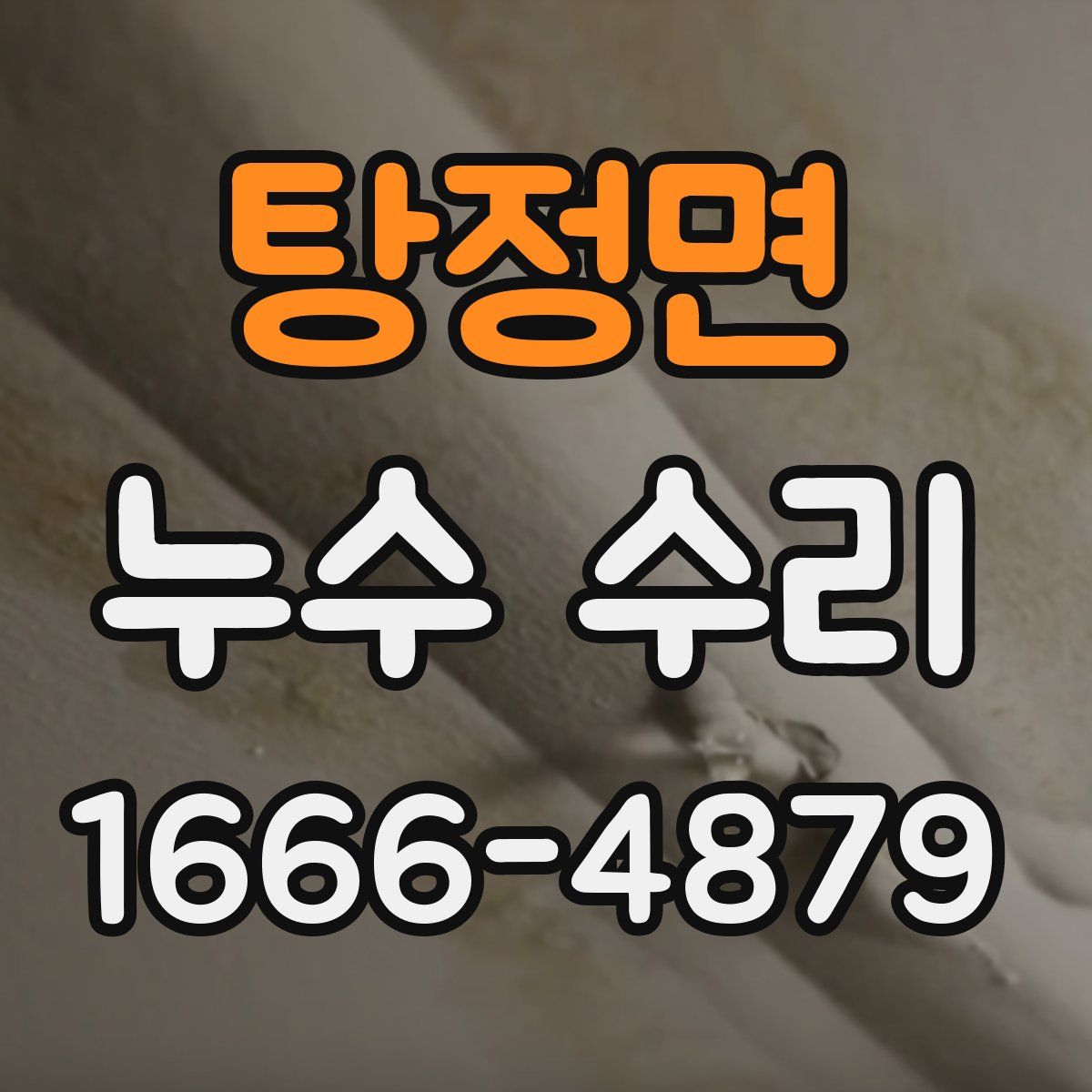 탕정면 누수 수리