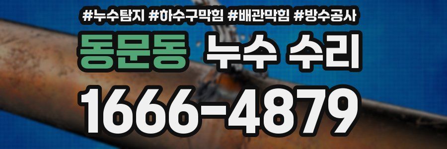 동문동 누수 수리
