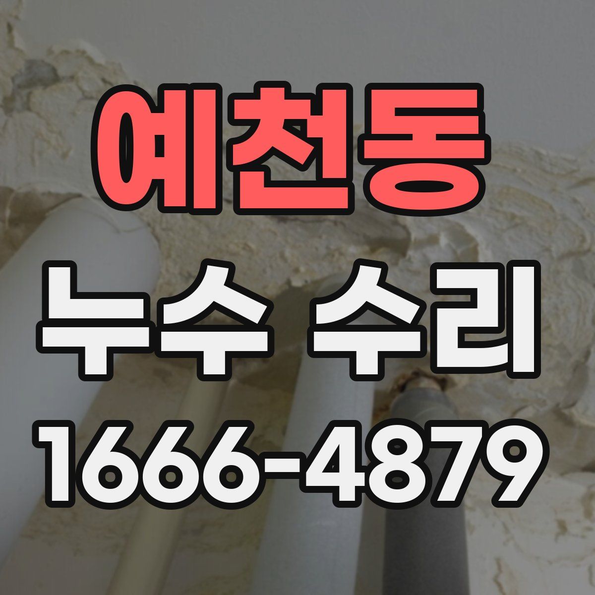 예천동 누수 수리