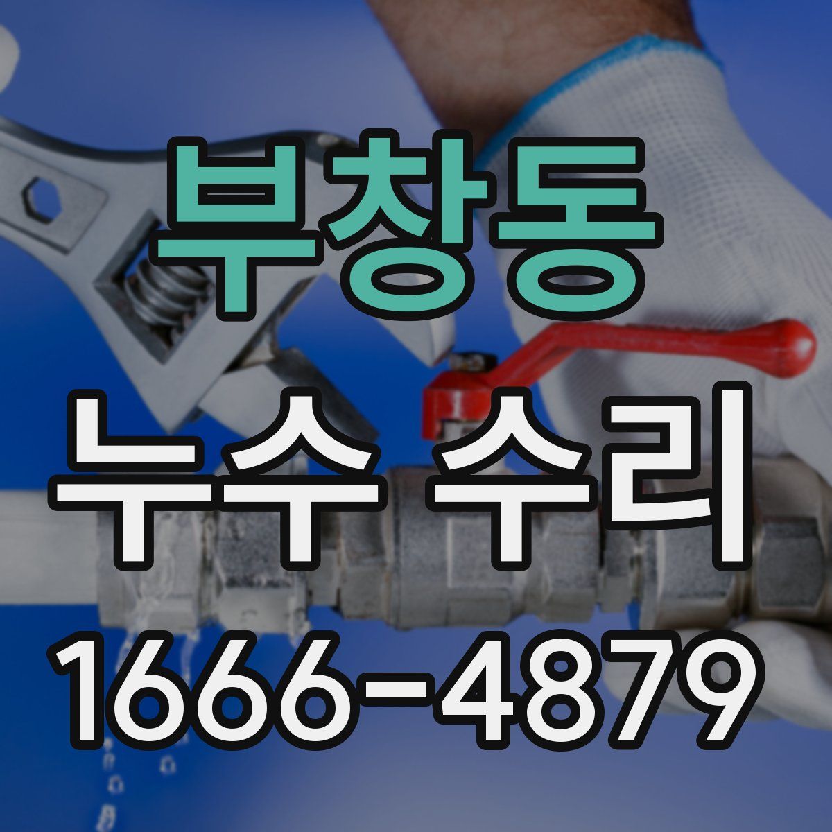 부창동 누수 수리