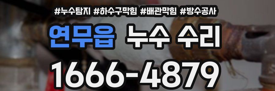 연무읍 누수 수리
