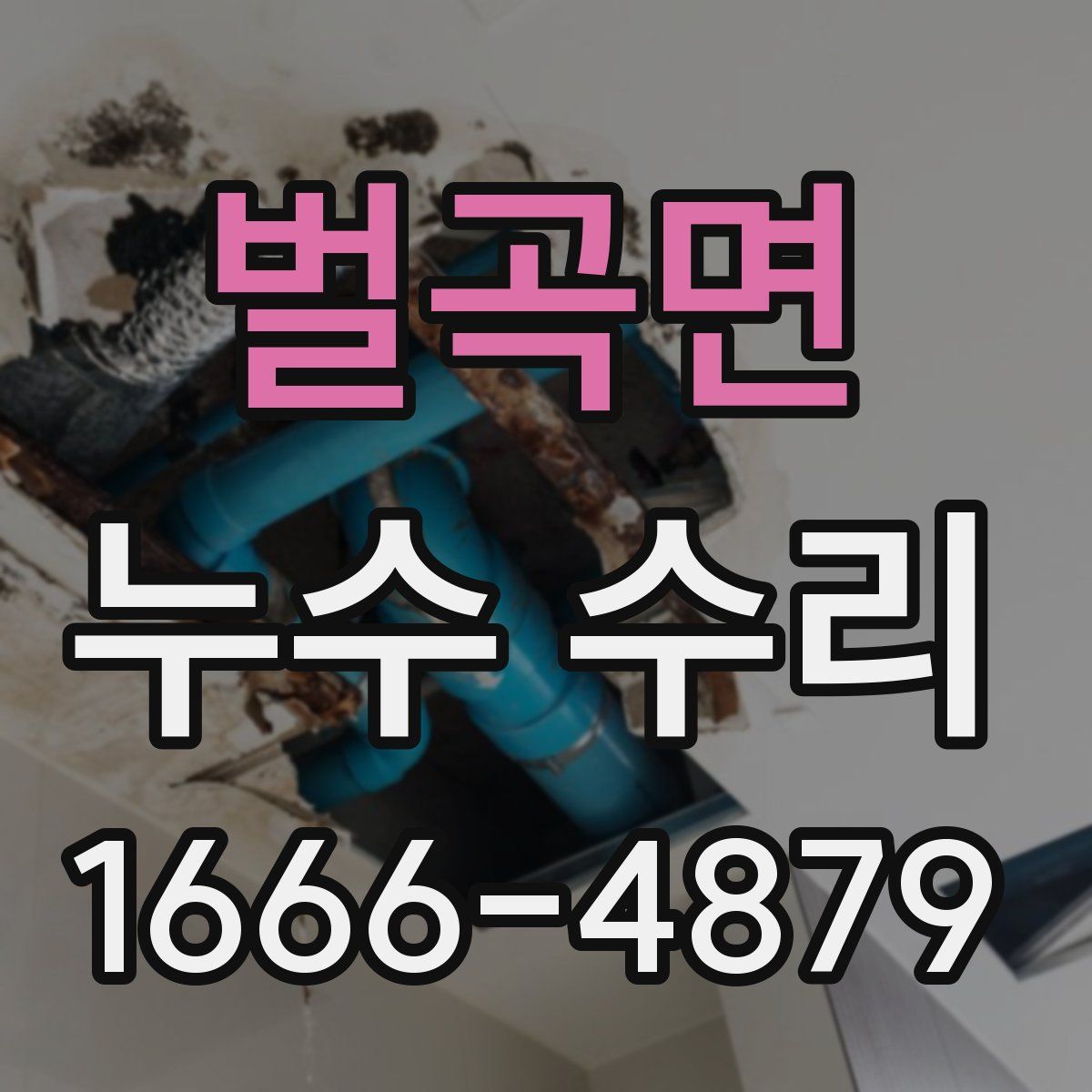 벌곡면 누수 수리