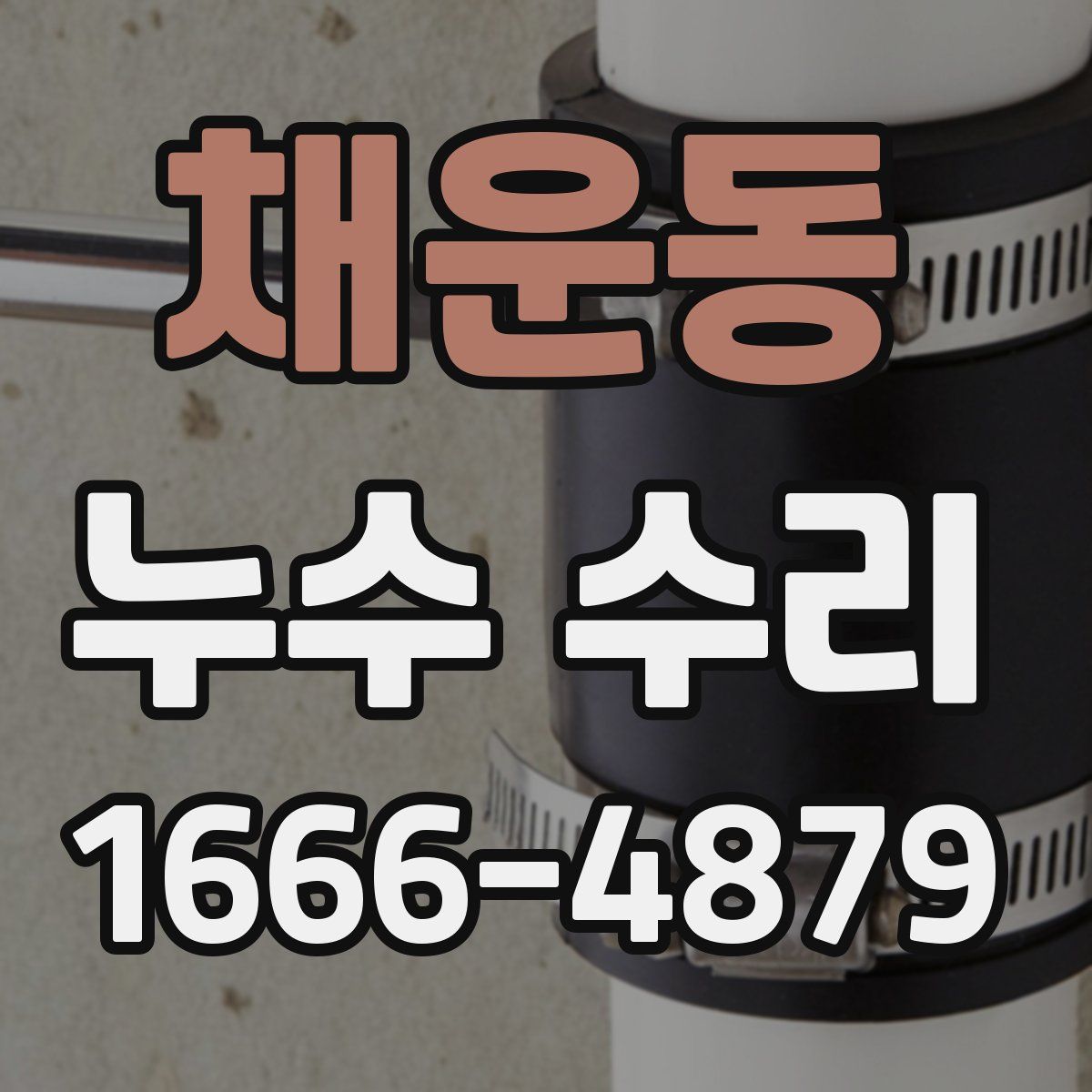 채운동 누수 수리
