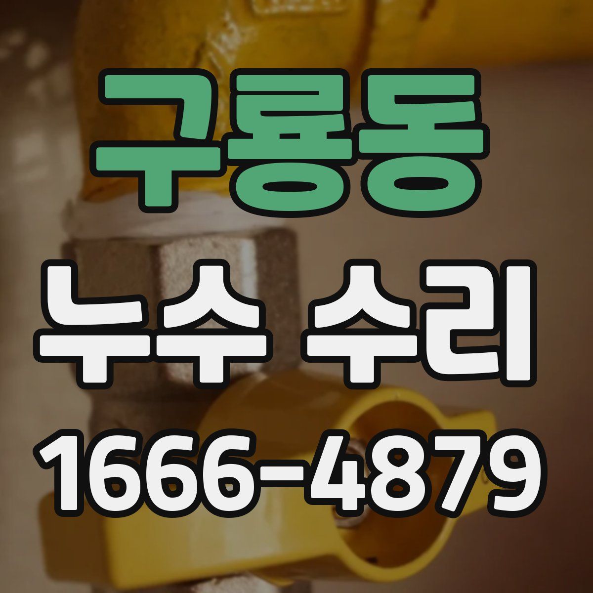 구룡동 누수 수리