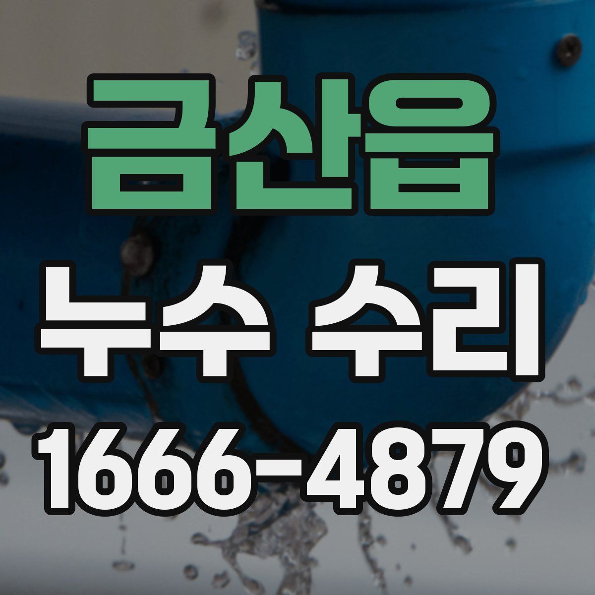 금산읍 누수 수리