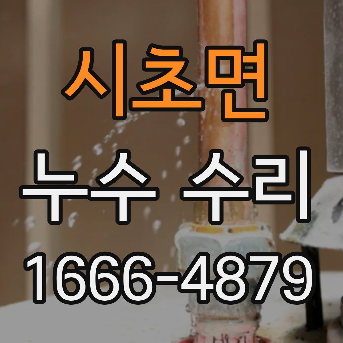 시초면 누수 수리