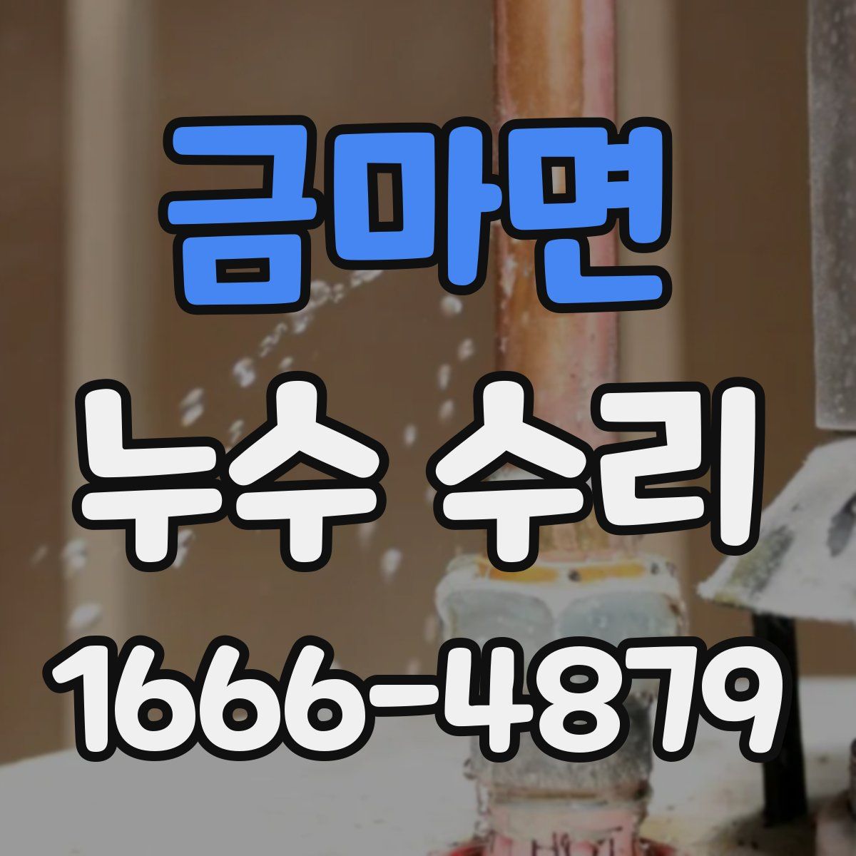 금마면 누수 수리