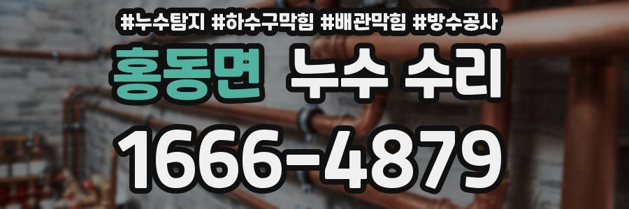 홍동면 누수 수리