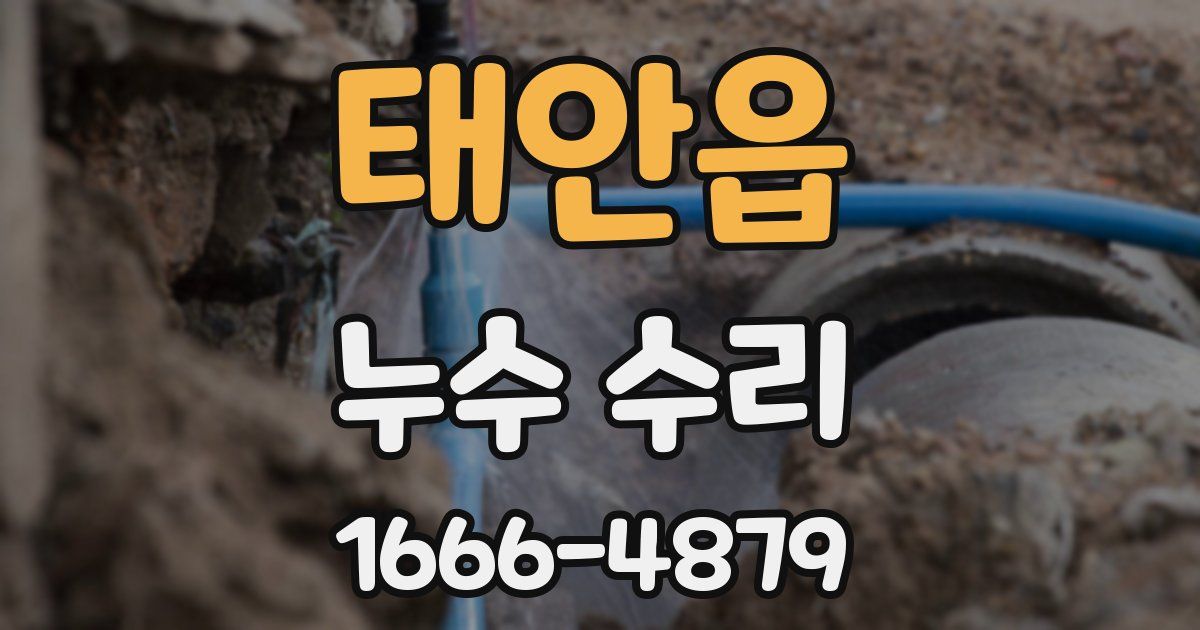 태안읍 누수 수리
