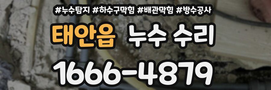 태안읍 누수 수리
