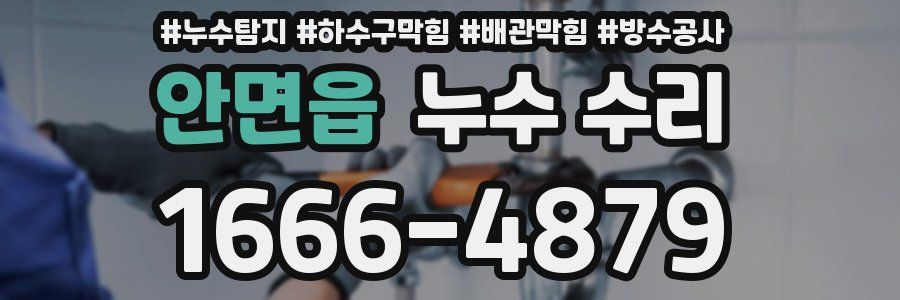 안면읍 누수 수리