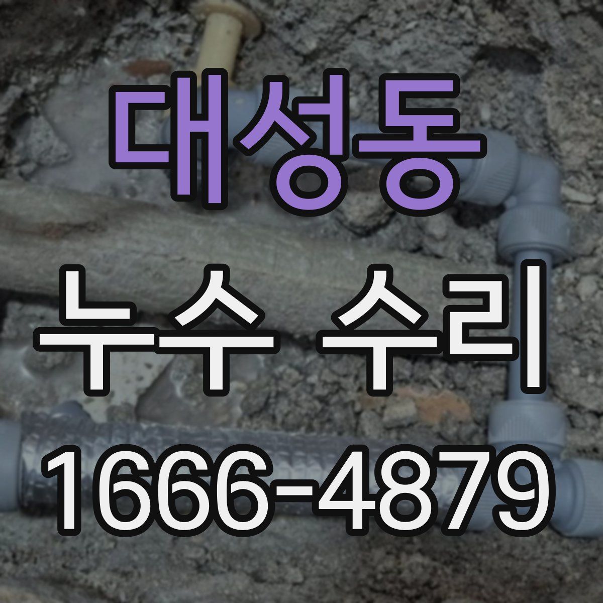 대성동 누수 수리