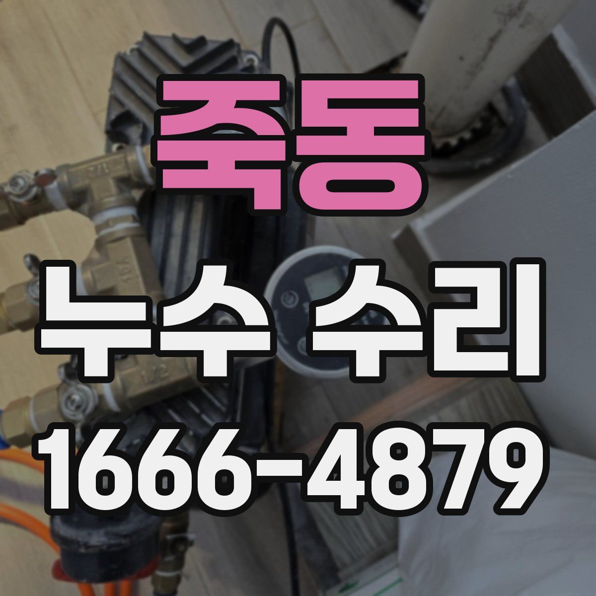 죽동 누수 수리