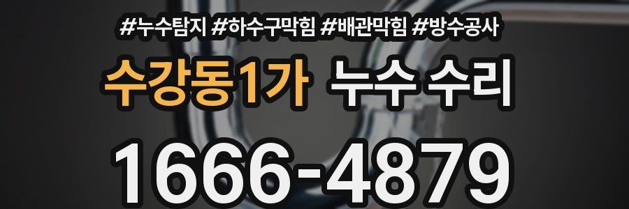 수강동1가 누수 수리