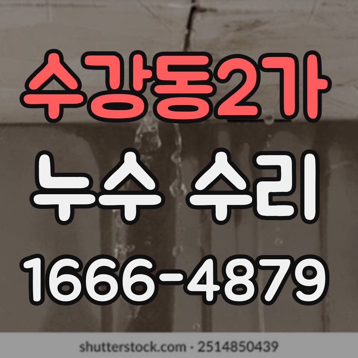수강동2가 누수 수리