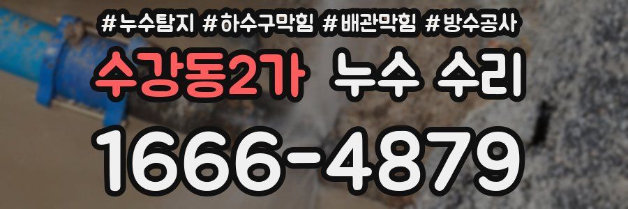 수강동2가 누수 수리