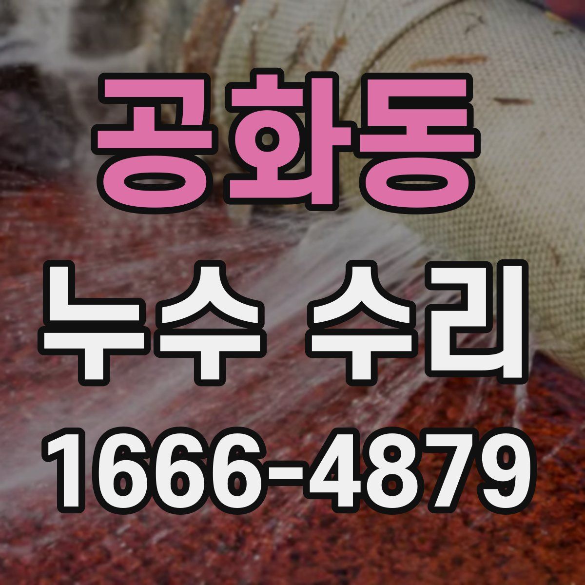 공화동 누수 수리