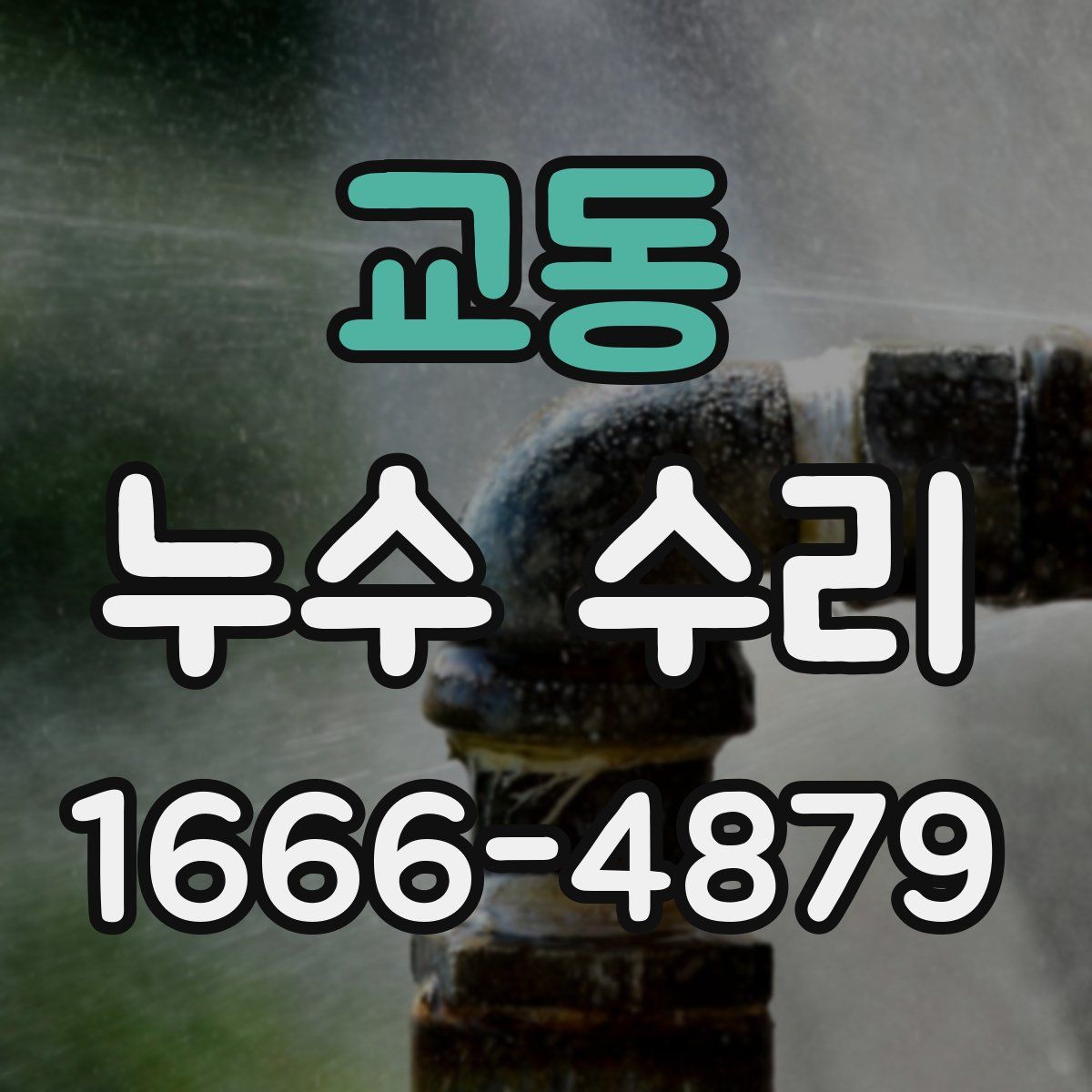 교동 누수 수리