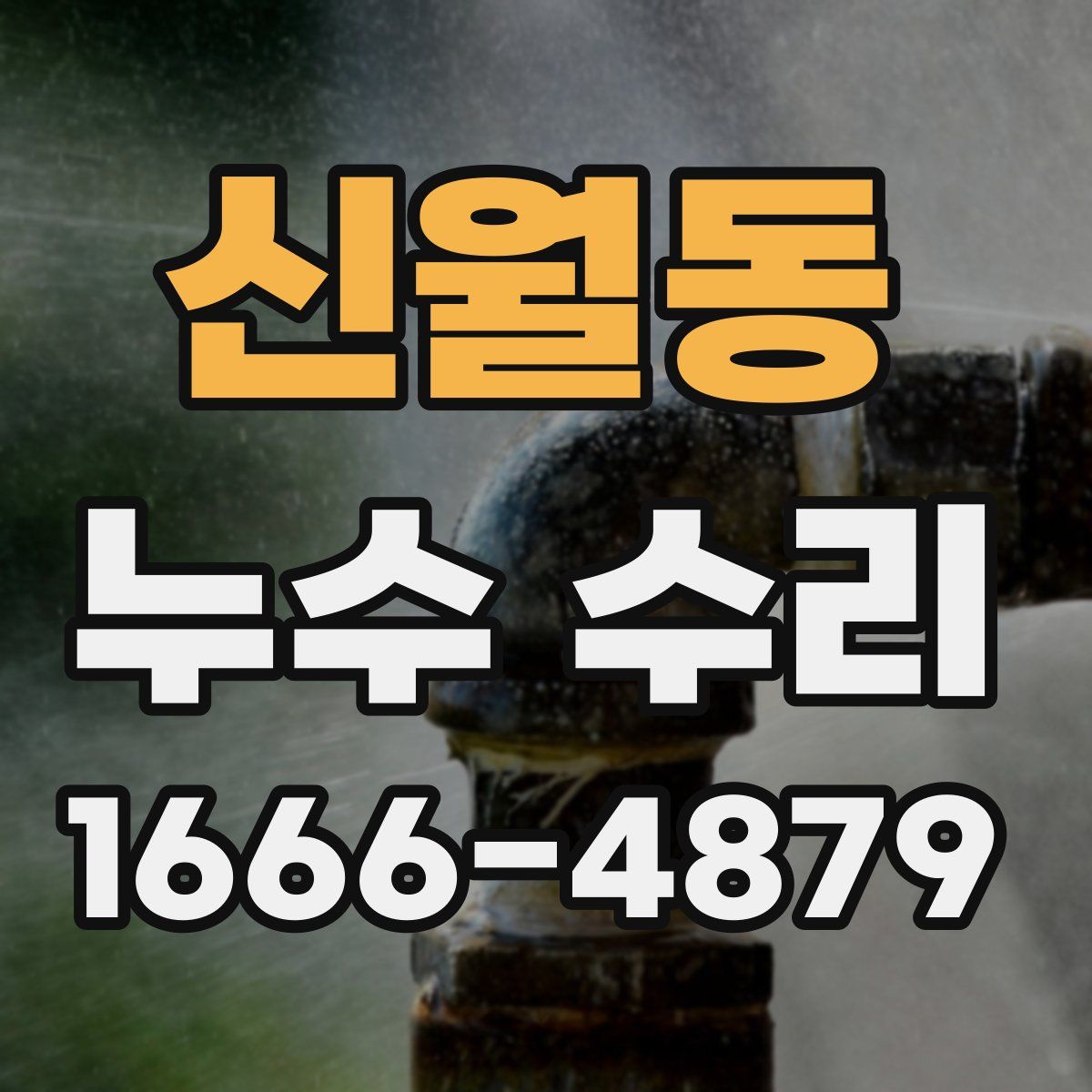 신월동 누수 수리