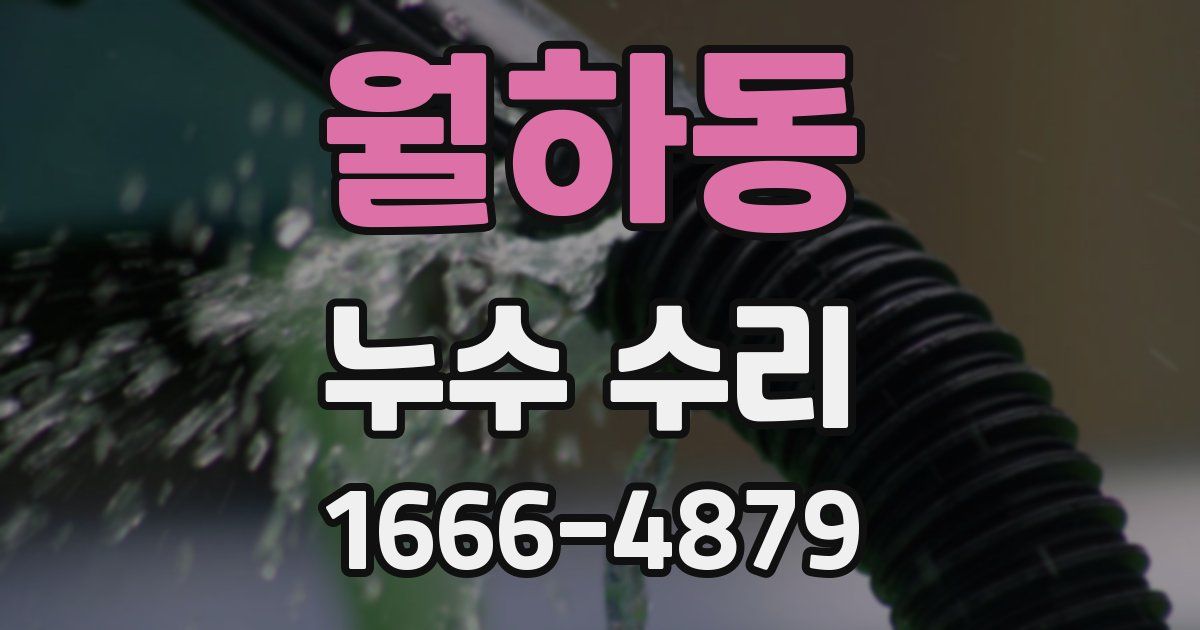 월하동 누수 수리