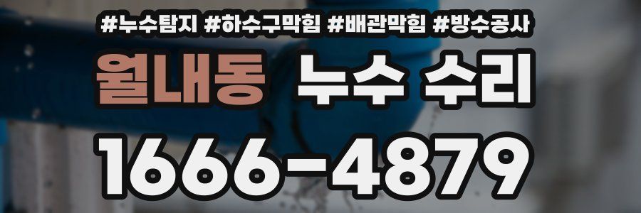 월내동 누수 수리