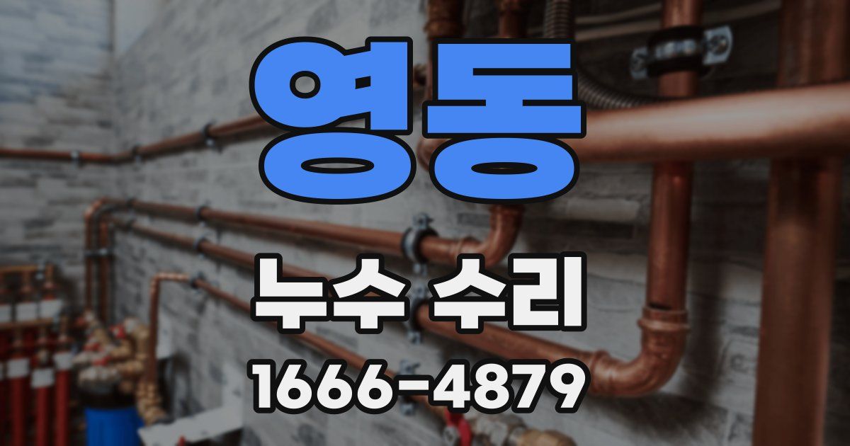 영동 누수 수리