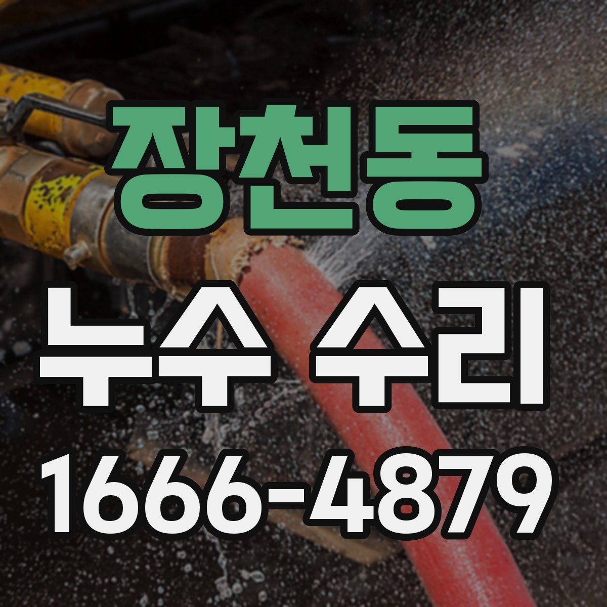 장천동 누수 수리