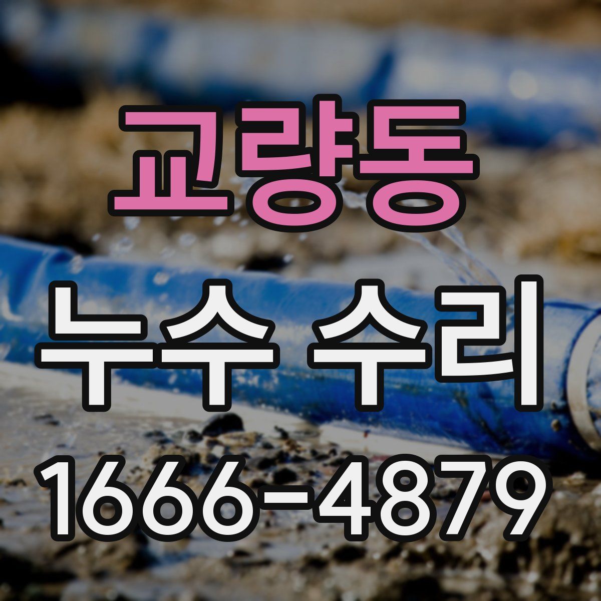 교량동 누수 수리