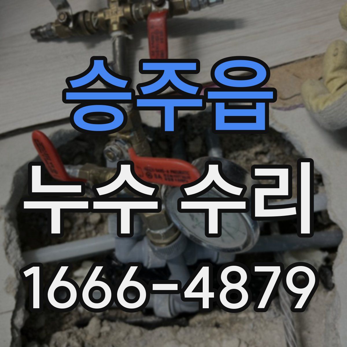 승주읍 누수 수리