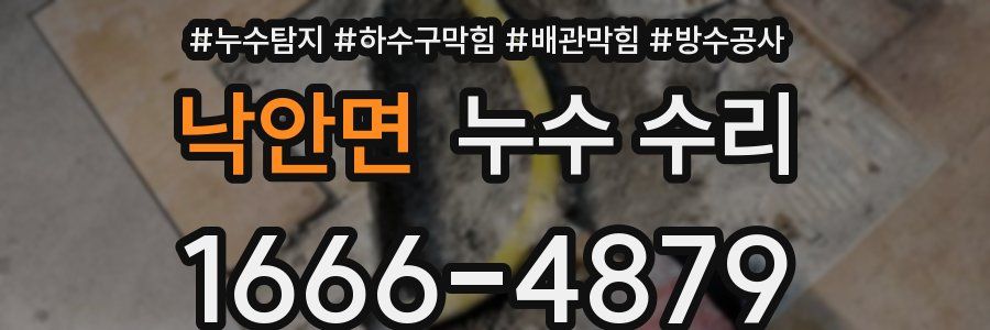 낙안면 누수 수리