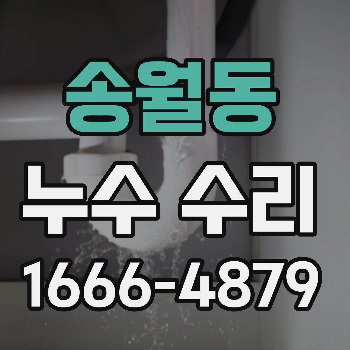 송월동 누수 수리