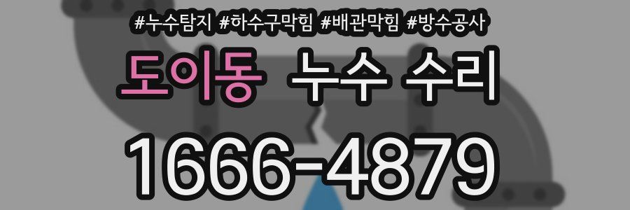 도이동 누수 수리
