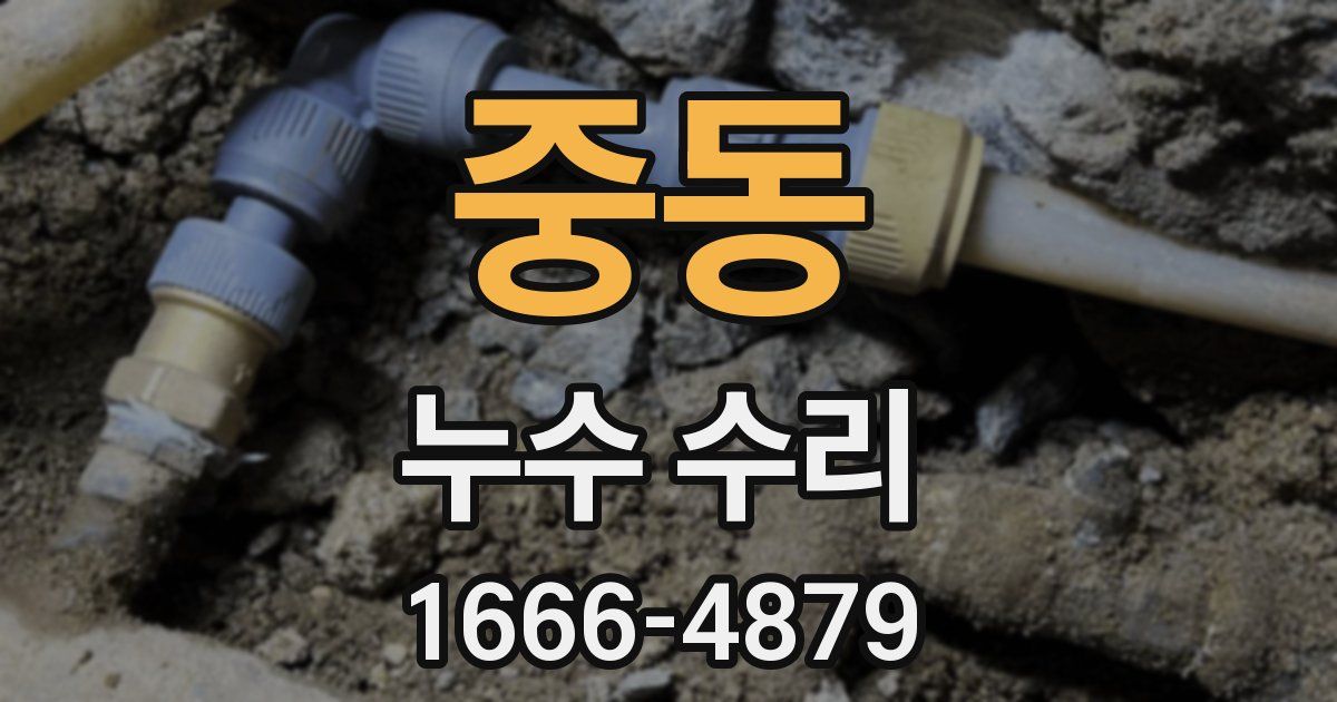 중동 누수 수리